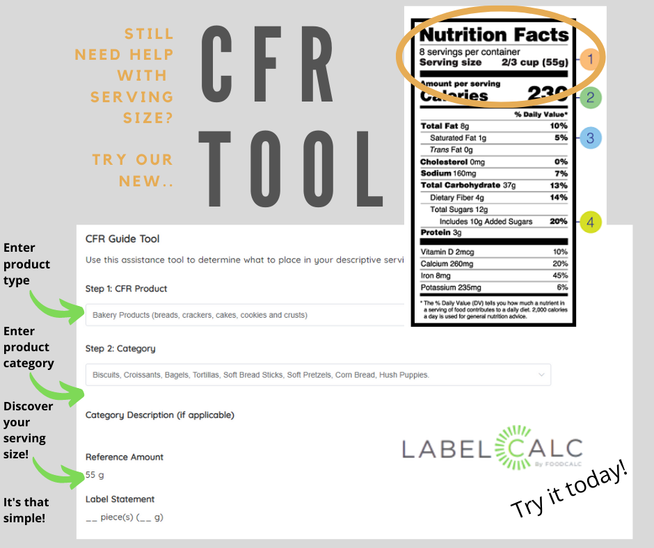 nutrition label creator